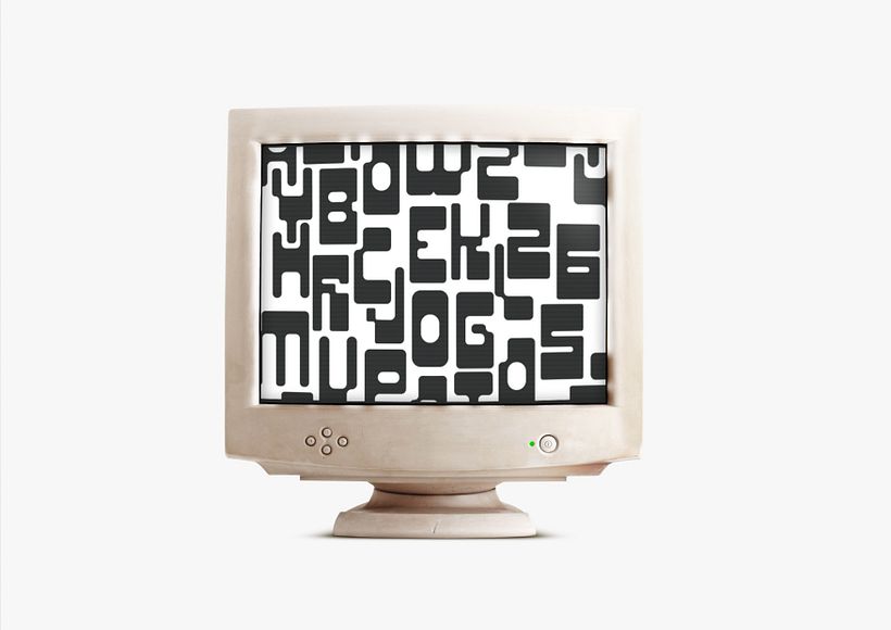 Tipografía Display Años 80 2