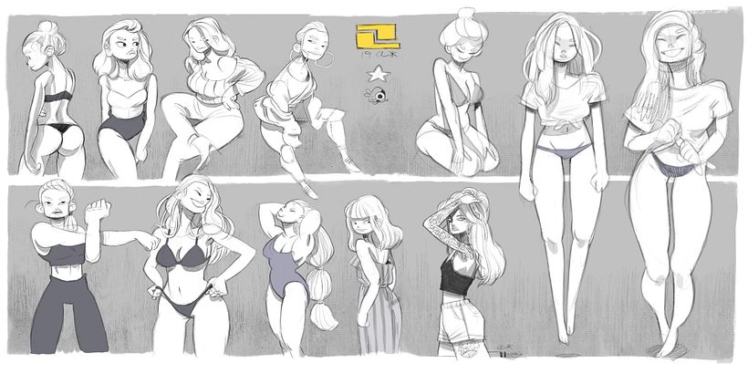 Practicando con poses. 2