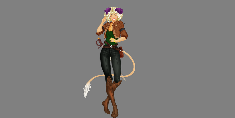 Meu projeto do curso: Criação de personagens femininas estilo cartoon com Procreate 2