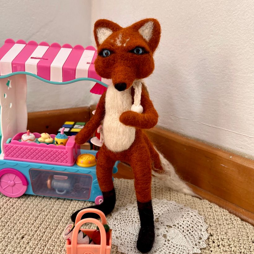 Mi proyecto del curso: Needle felting: creación de personajes con lana y aguja 7