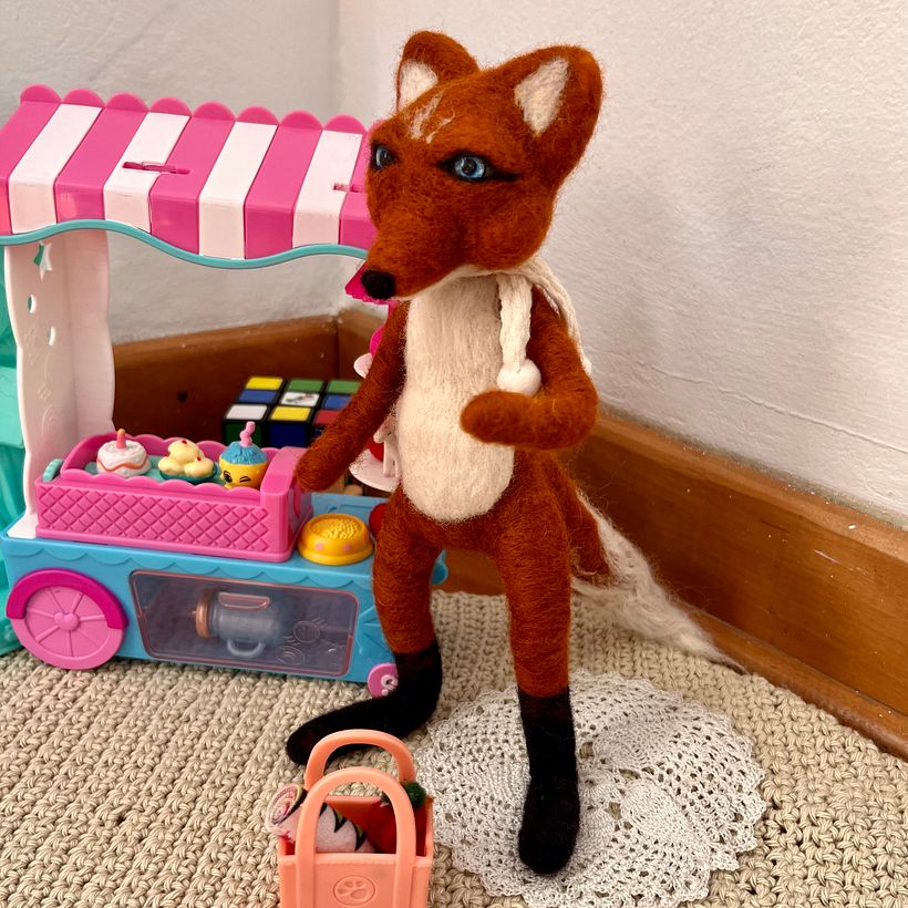 Mi proyecto del curso: Needle felting: creación de personajes con lana y aguja 8