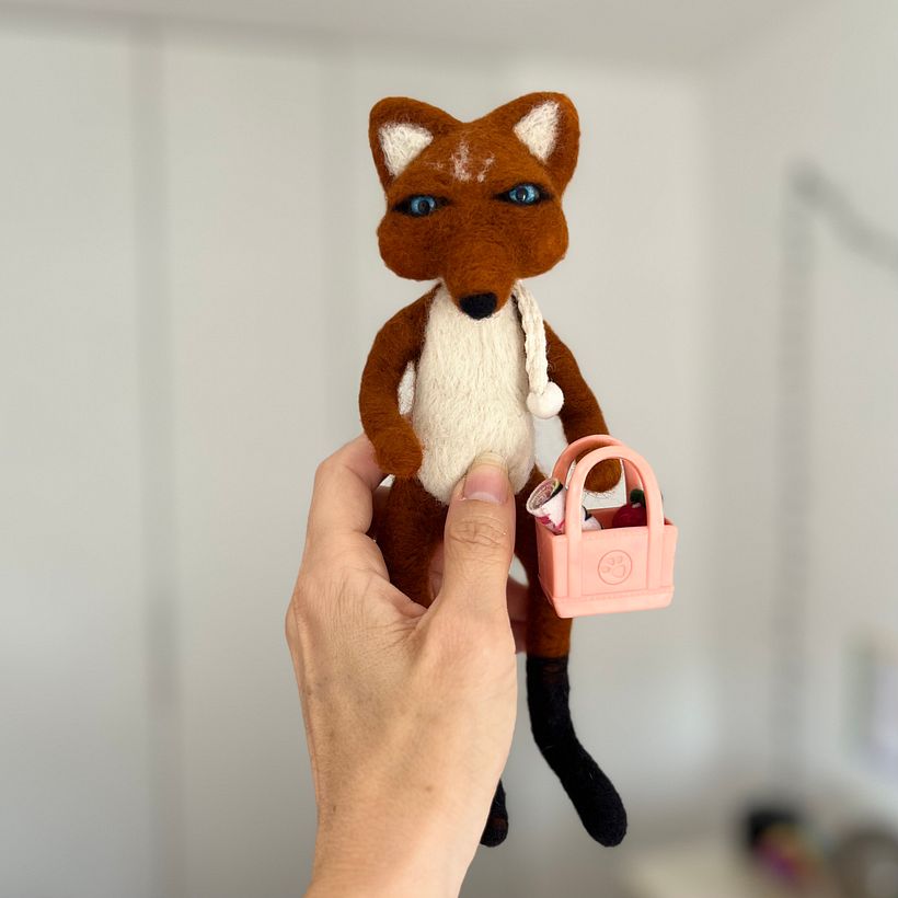 Mi proyecto del curso: Needle felting: creación de personajes con lana y aguja 10