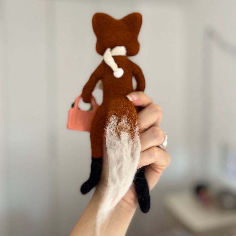 Mi proyecto del curso: Needle felting: creación de personajes con lana y aguja 13