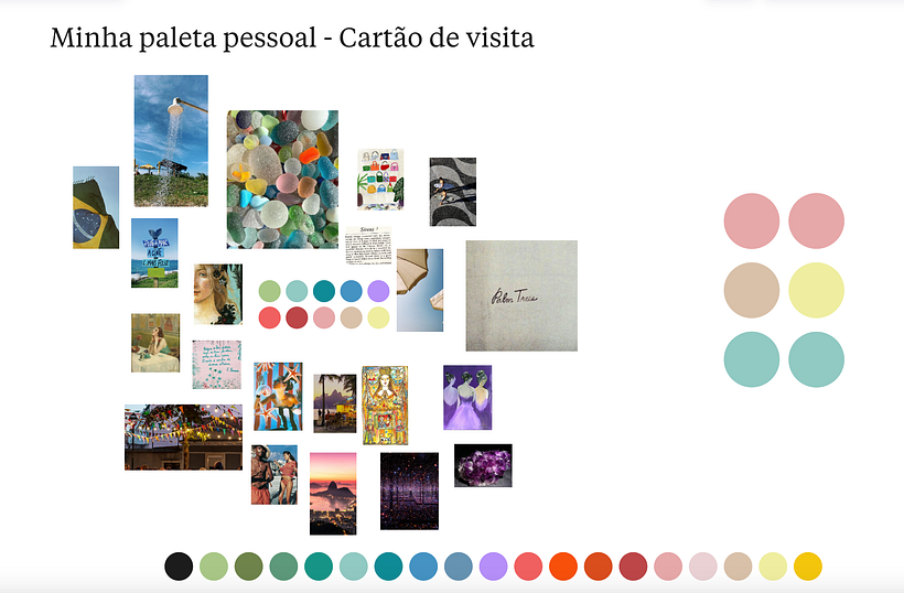 Paleta para Cartão de Visita