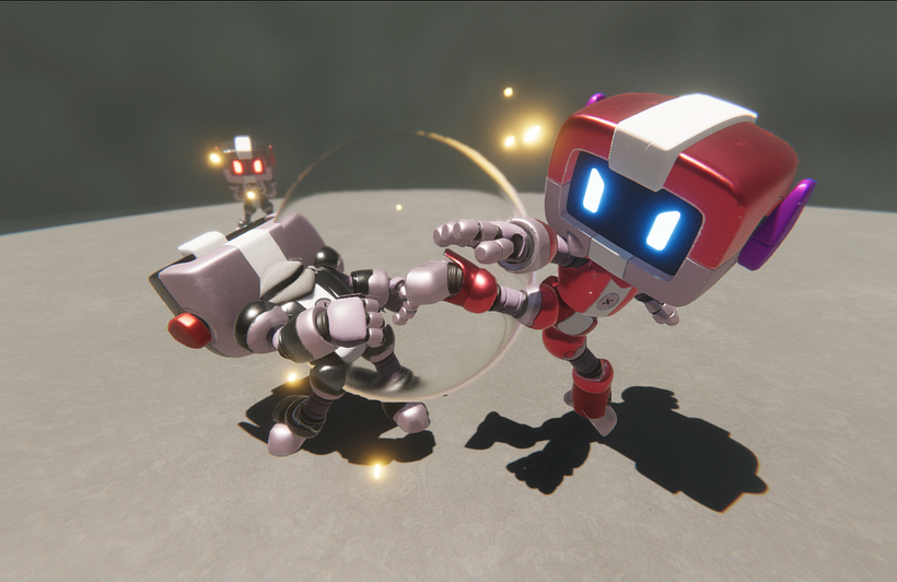 Flying kick animation