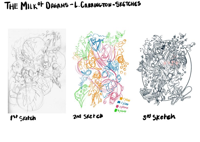 Milk of Dreams-Mi proyecto del curso: Ilustración con Procreate: composiciones llenas de detalles 5
