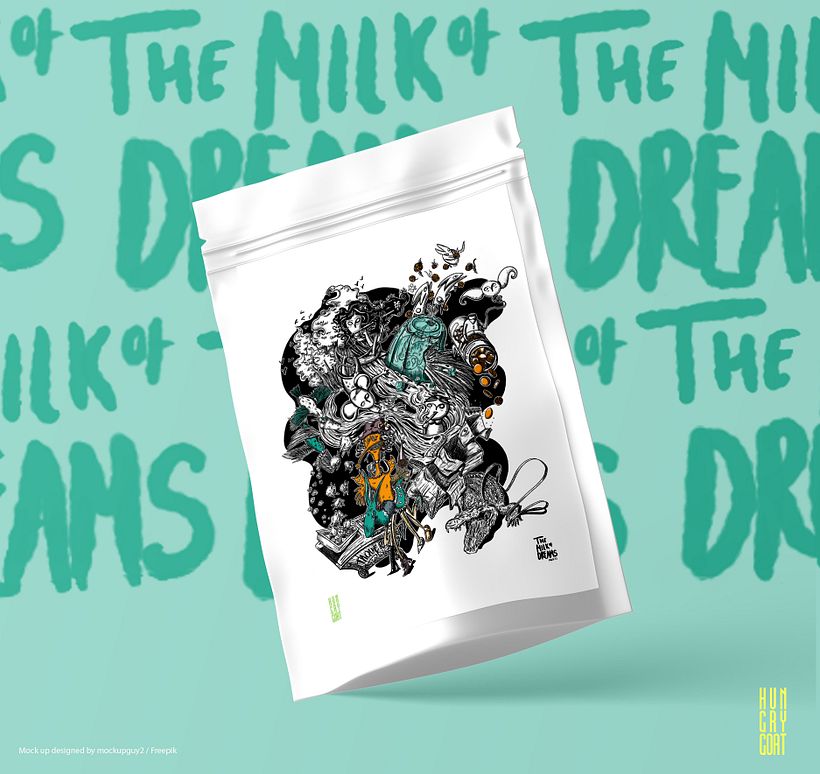 Milk of Dreams-Mi proyecto del curso: Ilustración con Procreate: composiciones llenas de detalles 12