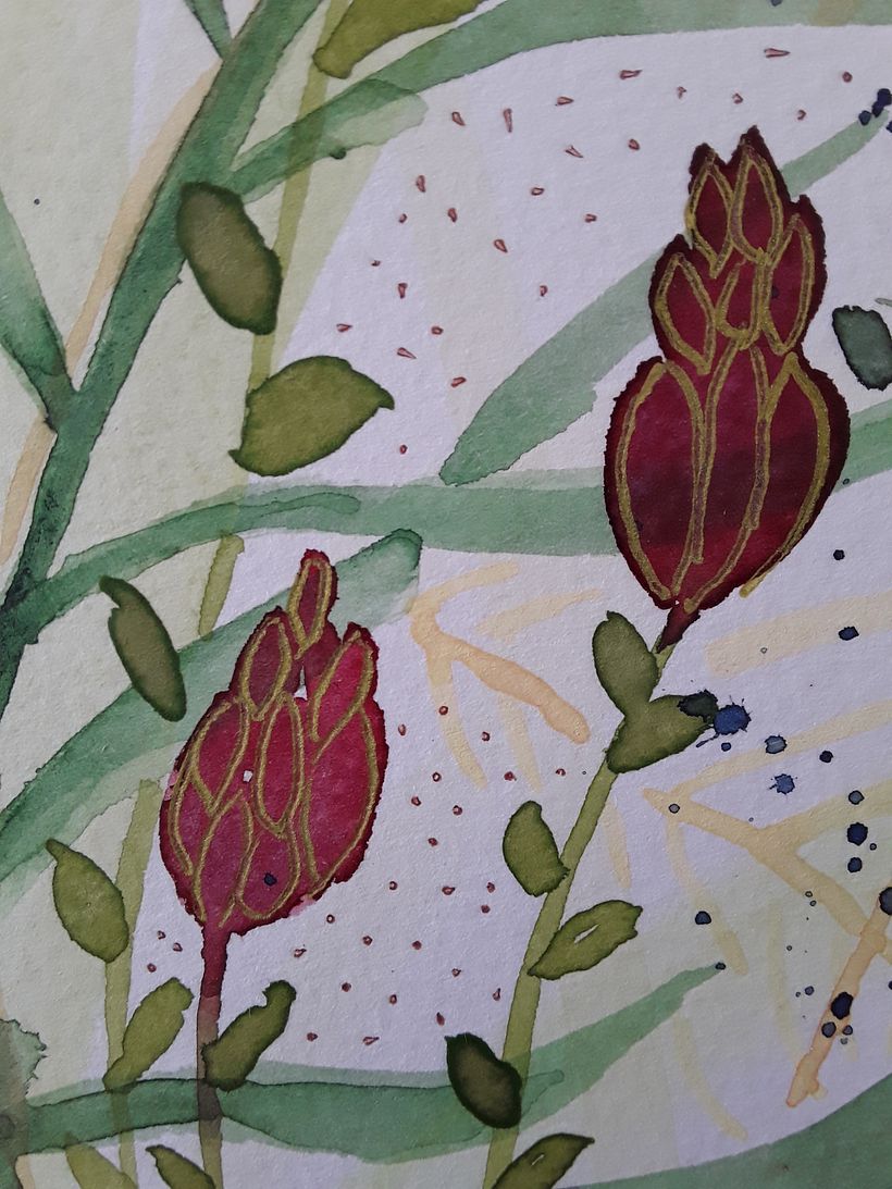 My project for course: Floral Arrangement Illustration in Watercolor 3