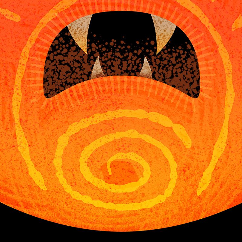 Algunas de las texturas son también trazos de pinceles vectoriales.