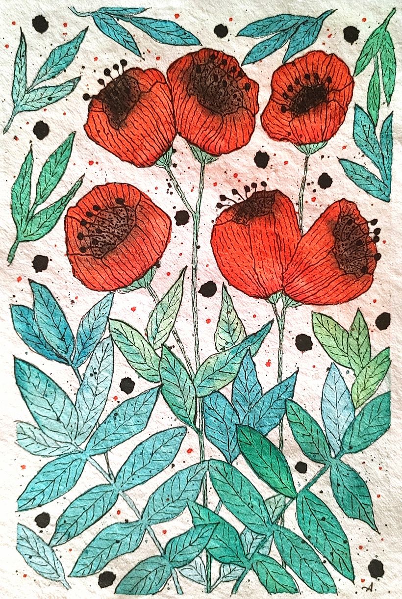 Mi proyecto del curso: Acuarela floral: conecta con la naturaleza 1