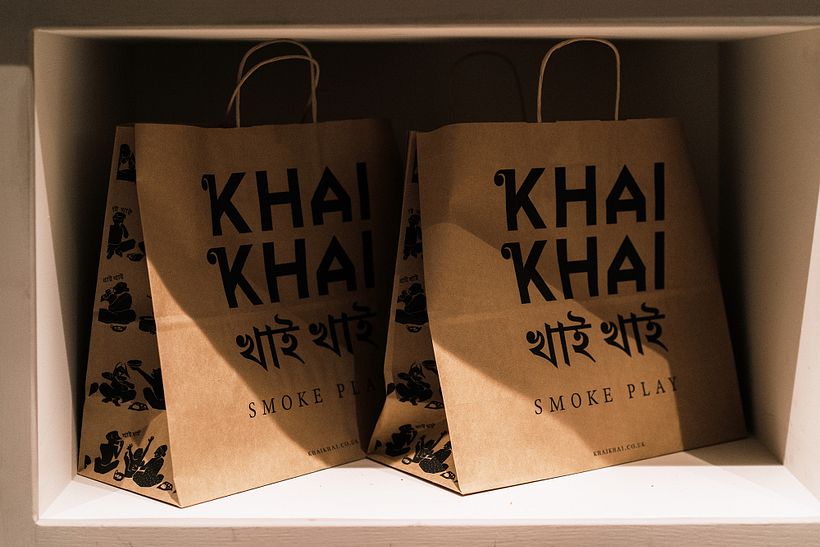 Khai Khai takeaway bags.