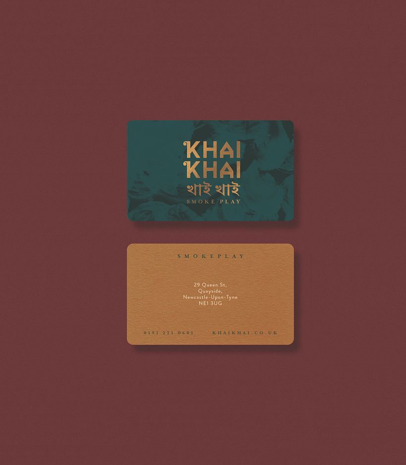 Khai Khai business cards.