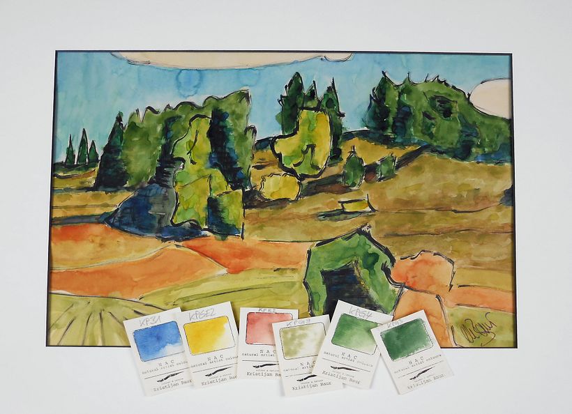 Landschaft in Kroatien mit NAC Farben