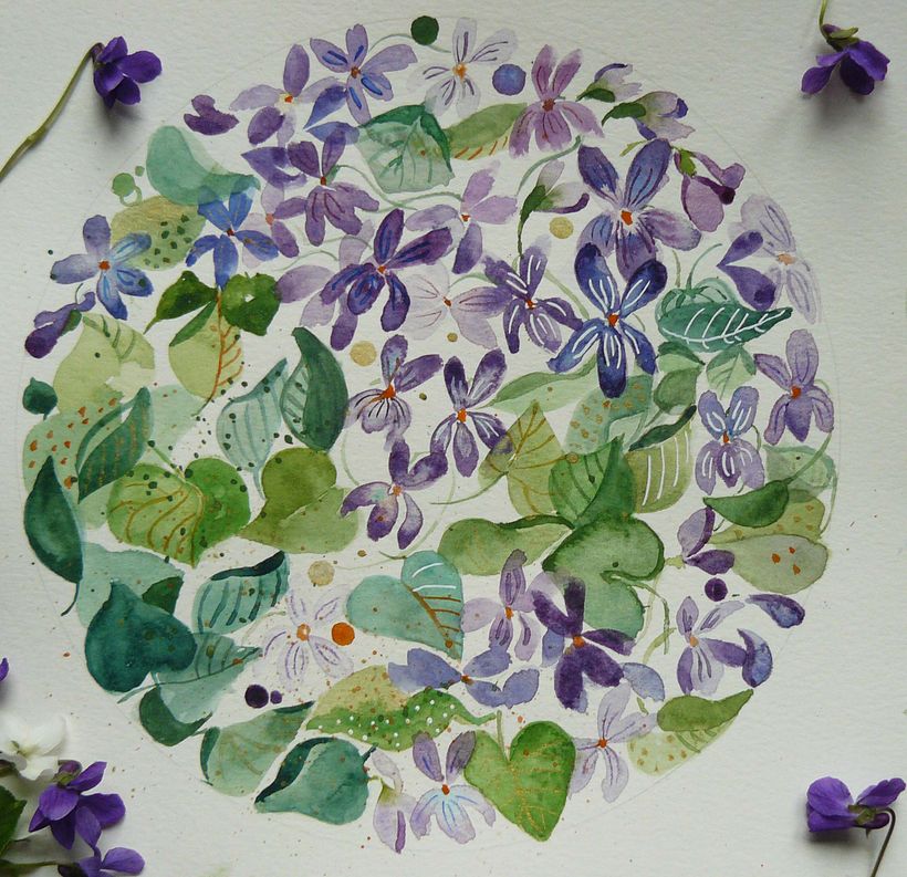 My project for course: Artistic Floral Watercolor: Connect with Nature 2