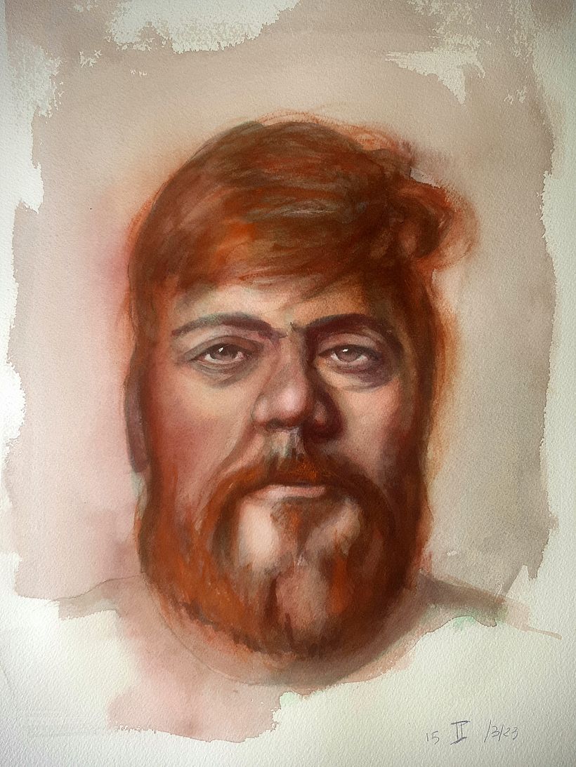 Il mio progetto del corso: Ritratto artistico ad acquerello 3