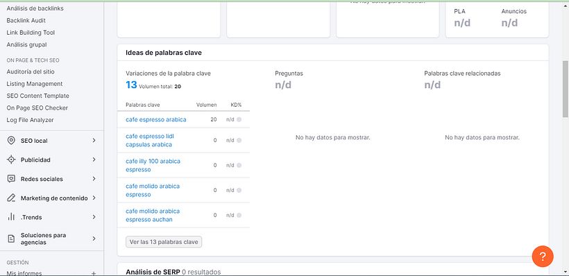 Mi proyecto del curso: Principios básicos de SEO 5