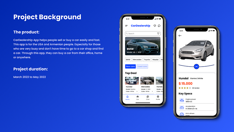 My project for course: Introduction to UX Design - 🚘 Car Dealership Mobile App 1