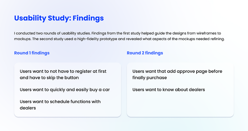 My project for course: Introduction to UX Design - 🚘 Car Dealership Mobile App 14