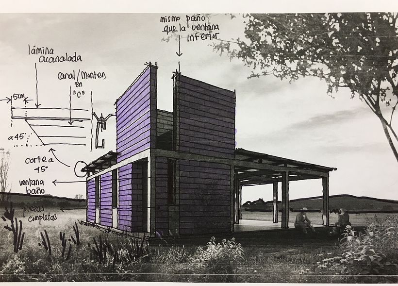 Detalles para una vivienda de interés social