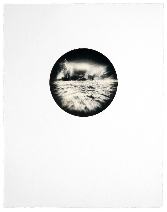 Noticias de un naufragio, 2012 Fotograbado a partir de película lith sobre papel Hahnemühle 350 g 48 x 37 cm c. u.  Edición d
