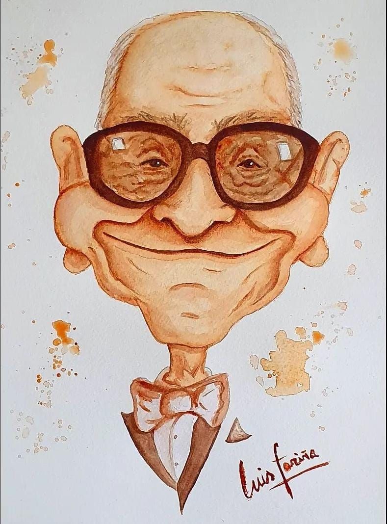 Osvaldo Pugliese  (Acuarela)