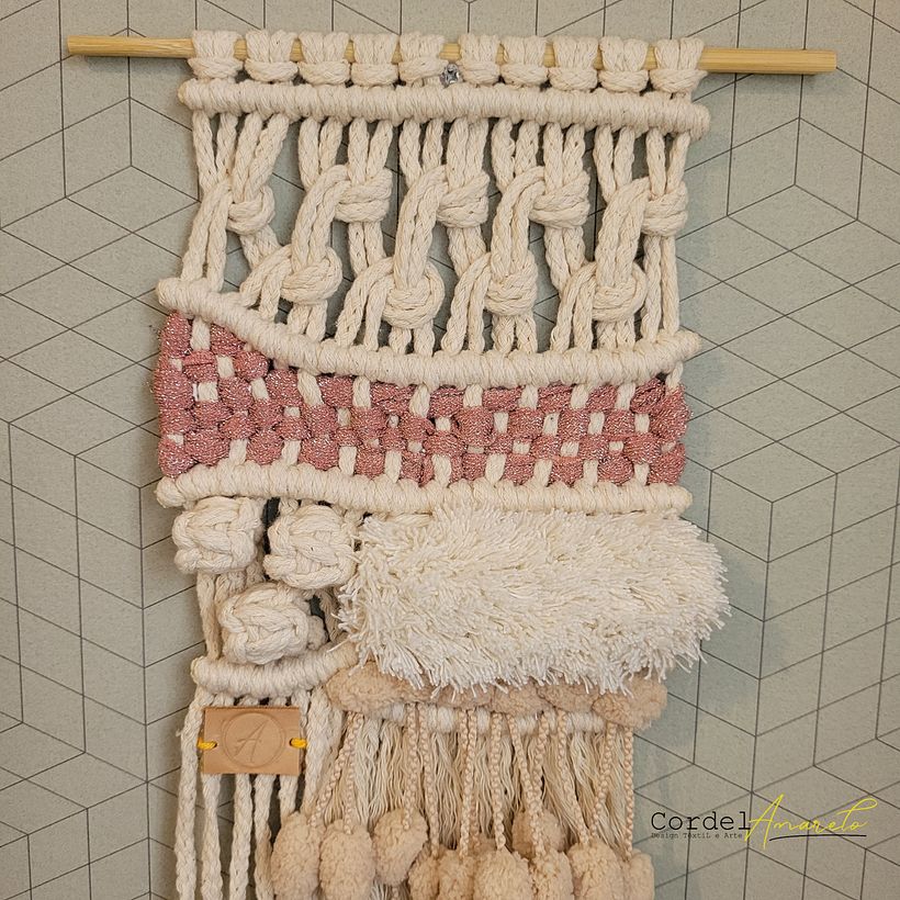 Meu projeto do curso: Macraweave: combine macramê com técnicas de tear 4