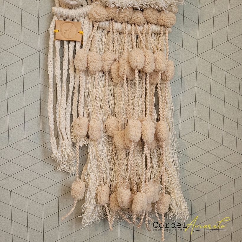 Meu projeto do curso: Macraweave: combine macramê com técnicas de tear 5