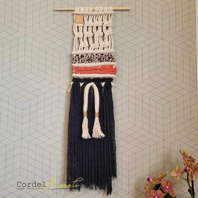 Meu projeto do curso: Introdução ao macramê: criação de um tapete decorativo 2