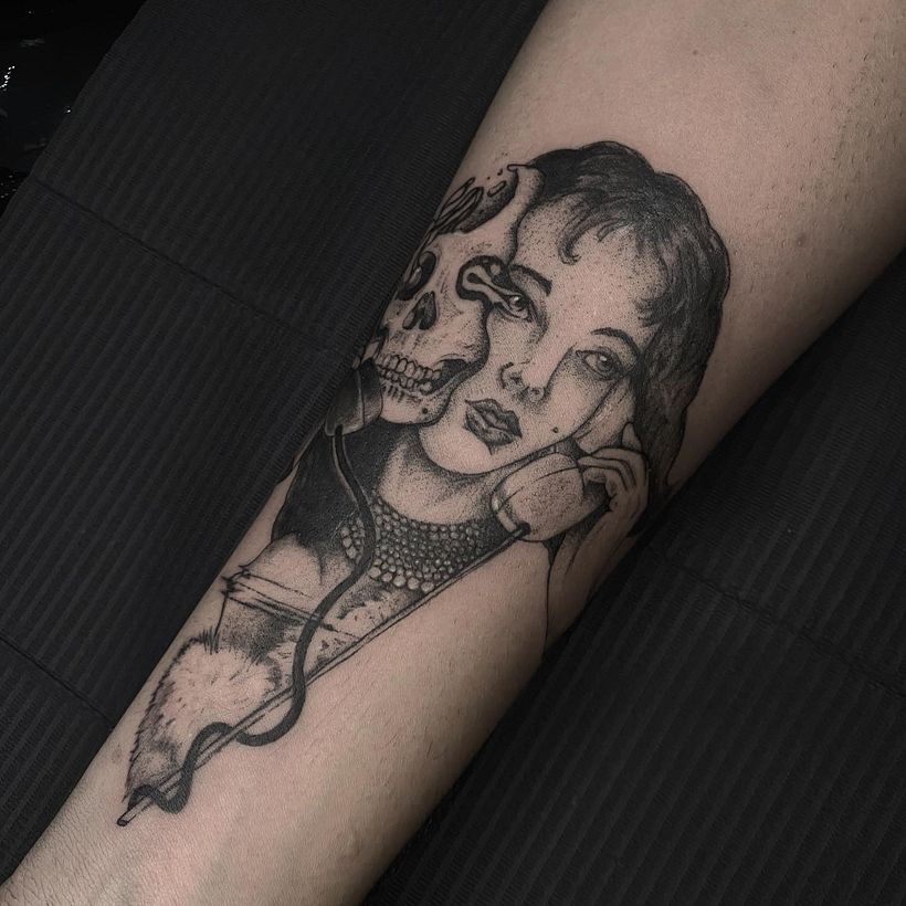 Meu projeto do curso: Técnicas de tatuagem: sombreamento com pepper shading 1