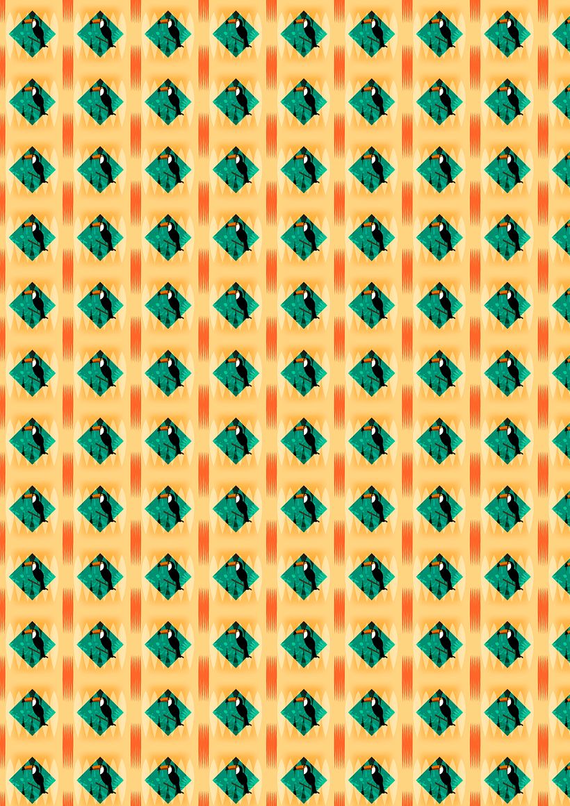 Meu projeto do curso: Design de estampa para superfície têxtil com Photoshop 3