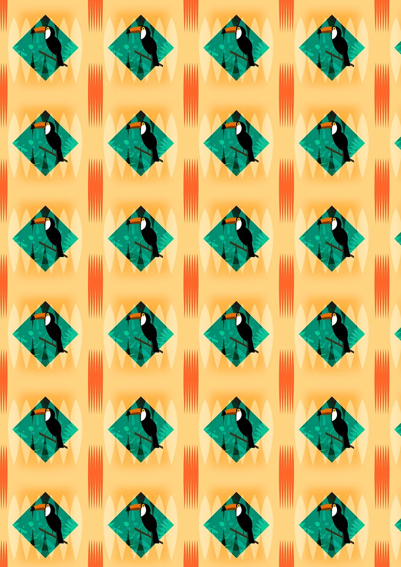 Meu projeto do curso: Design de estampa para superfície têxtil com Photoshop 2