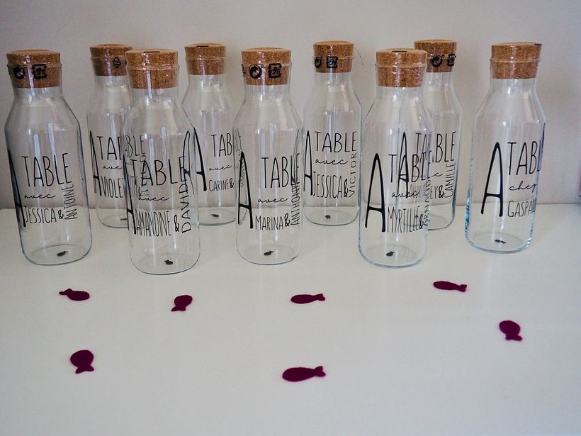 Carafes personnalisées  1