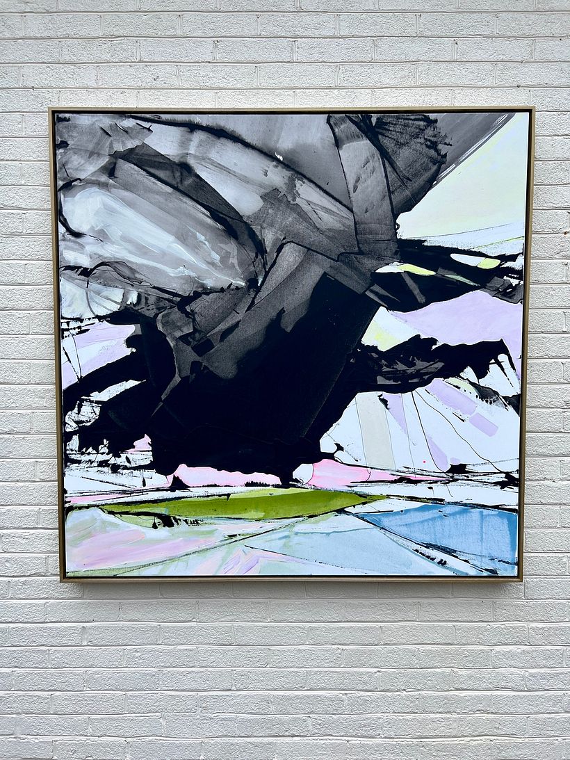 49“ x 49“, mixed media on canvas