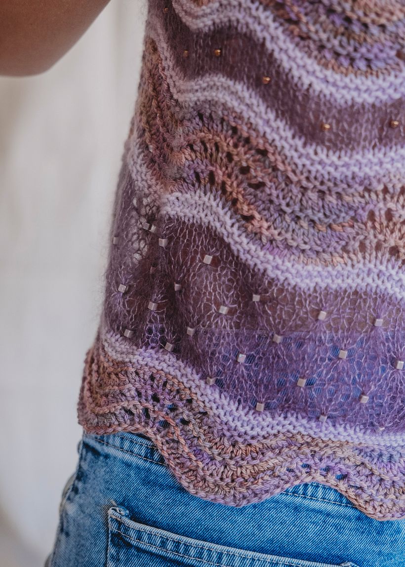 This version is knitted by one of my testers.
