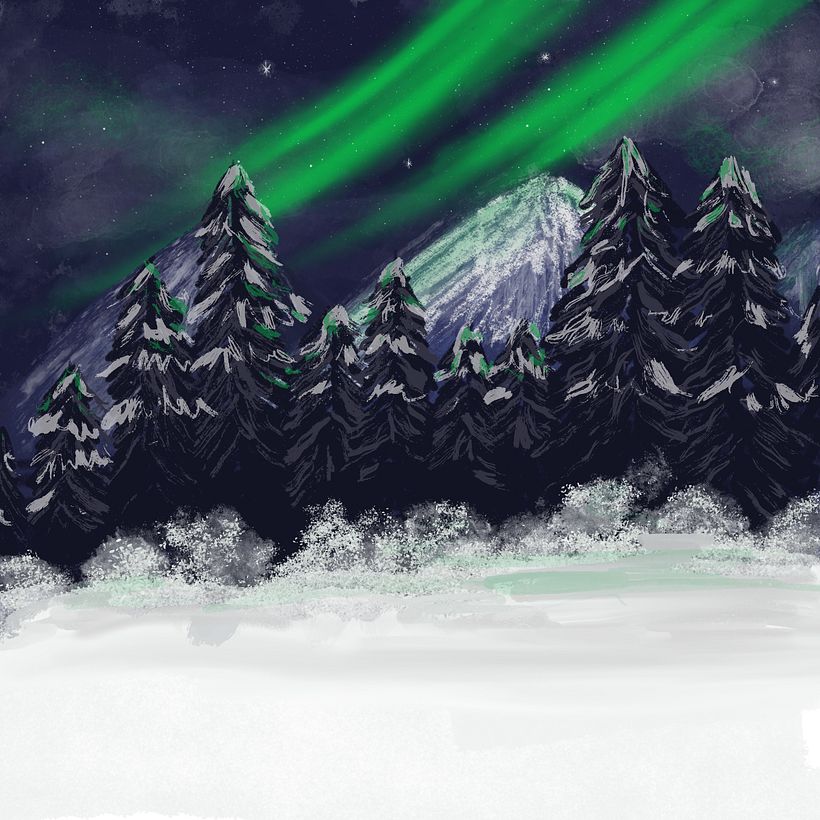 My project for course: Children’s Illustration with Procreate: Paint Magical Scenes 4