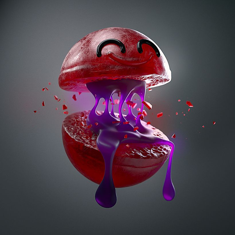 Mi proyecto del curso: Creación de personajes con ZBrush y Cinema4D entrega a cliente comercial y dulces 1