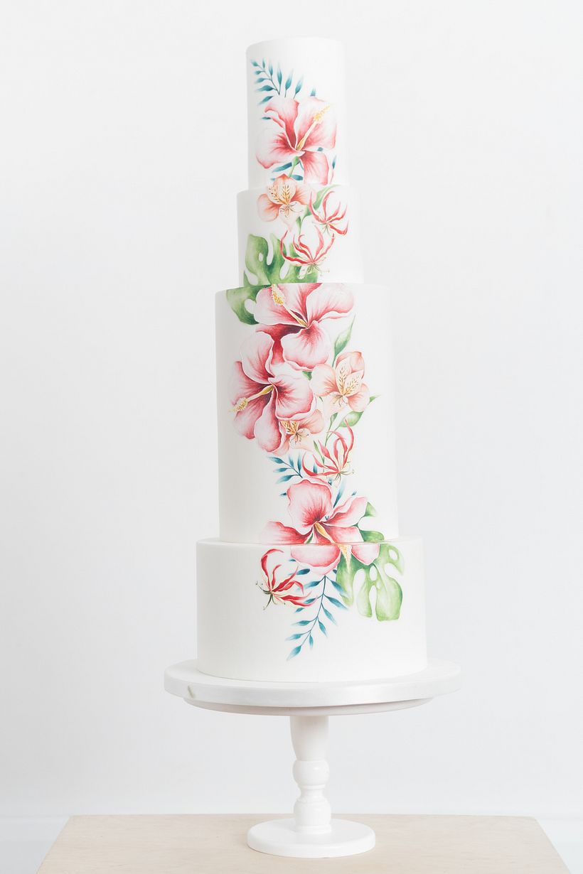 My project for course: Floral Cake Design: Paint with Cocoa Butter 1