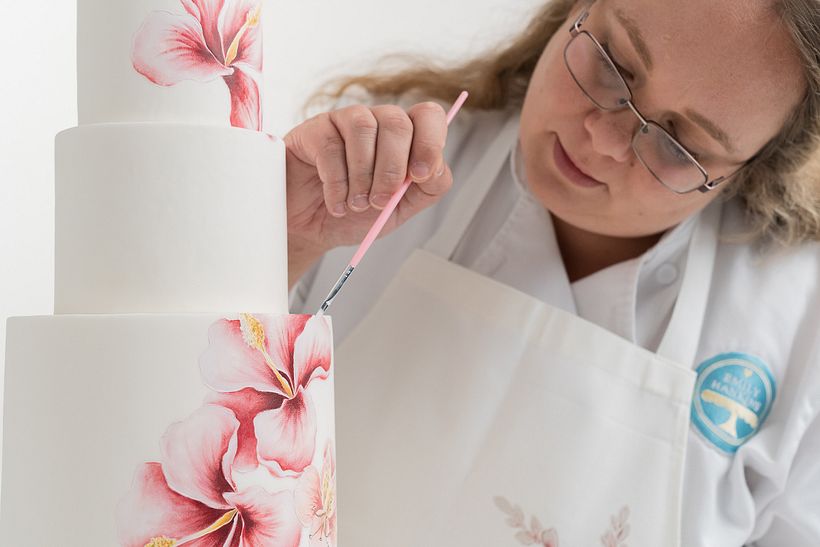 My project for course: Floral Cake Design: Paint with Cocoa Butter 4