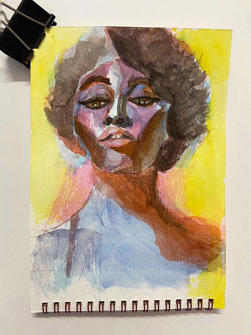My project for course: Artistic Portrait with Watercolors 3