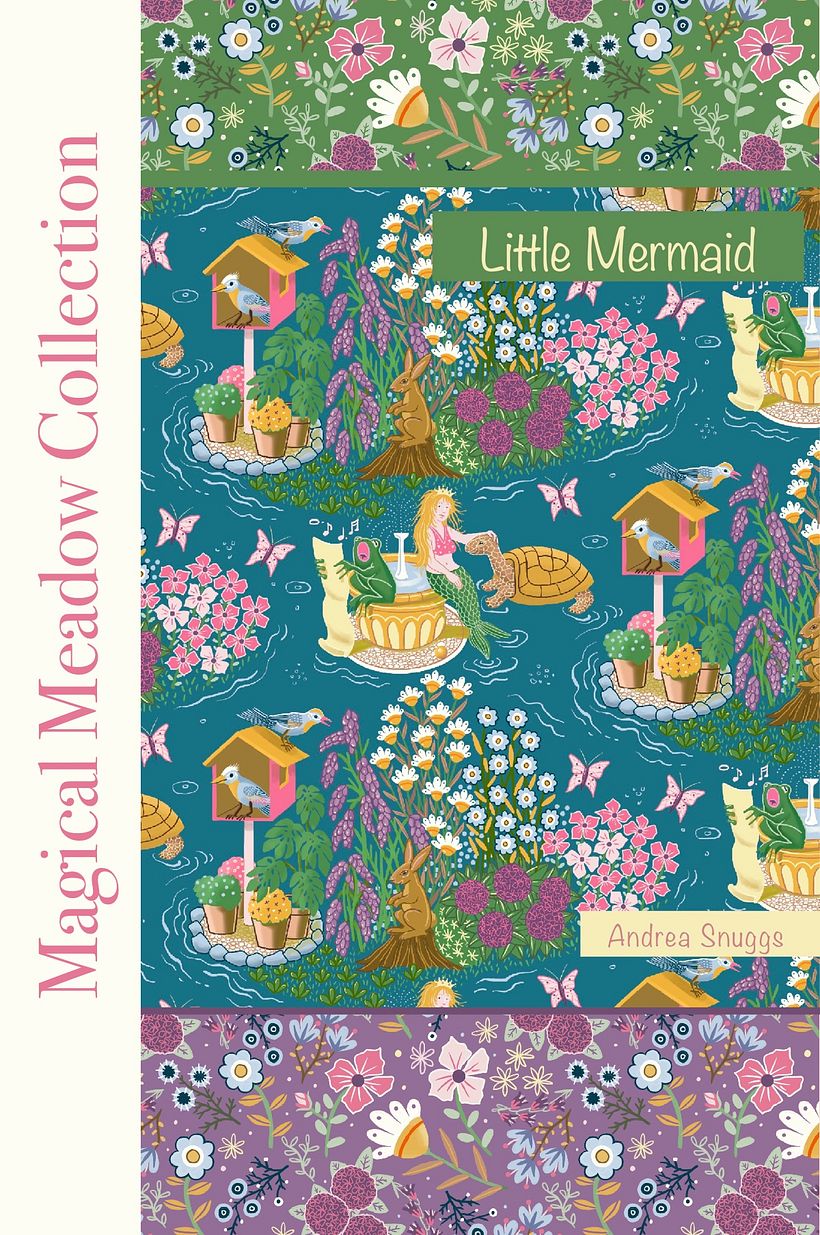 Here are 2 floral designs for the Mermaid garden
