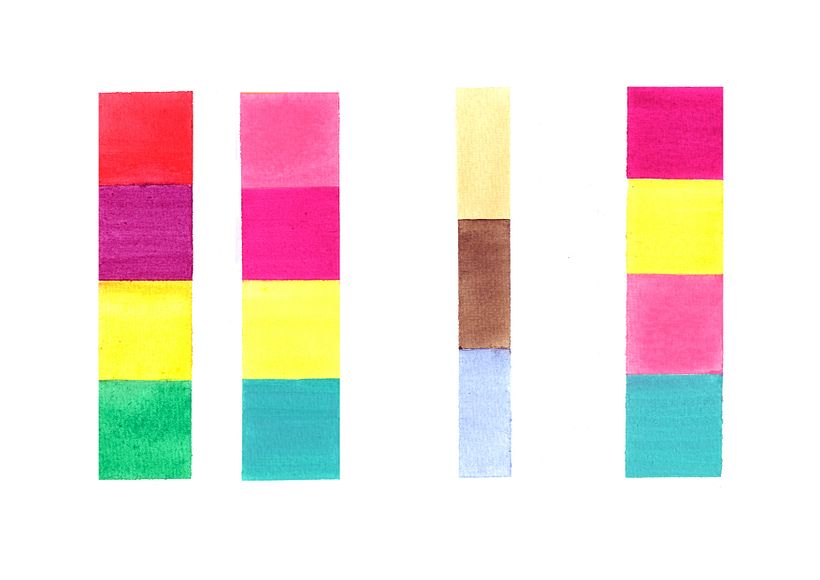 Elección de paleta de colores y equilibrio del color.