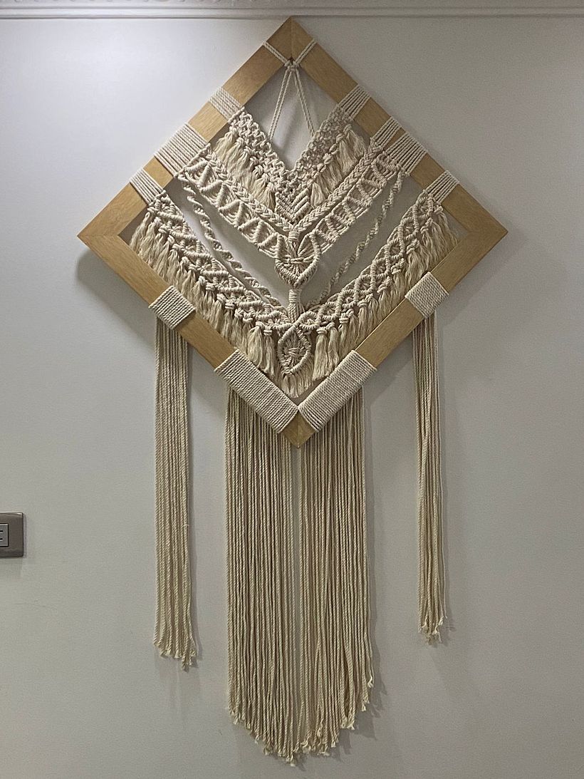 Mi proyecto del curso: Introducción al tapiz de macramé 2
