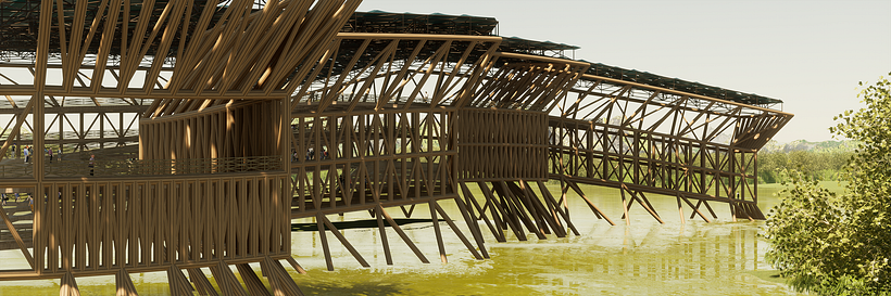 project _TUM-BS , proyecto paramétrico con bambú en tumbes Perú  7