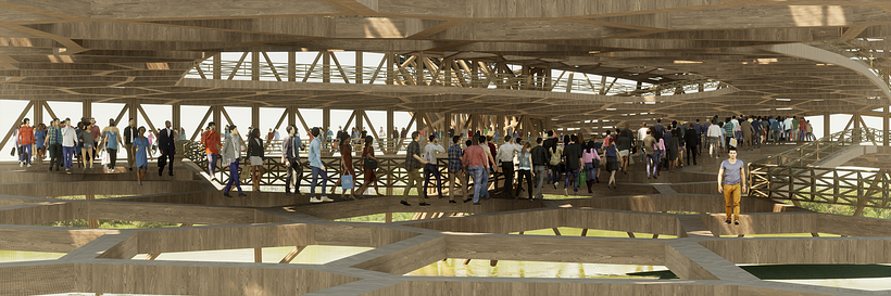 project _TUM-BS , proyecto paramétrico con bambú en tumbes Perú  11