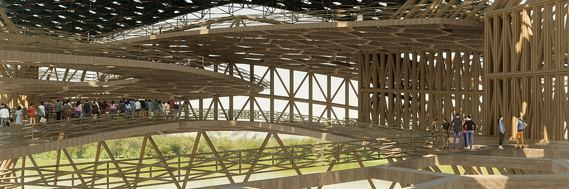 project _TUM-BS , proyecto paramétrico con bambú en tumbes Perú  13