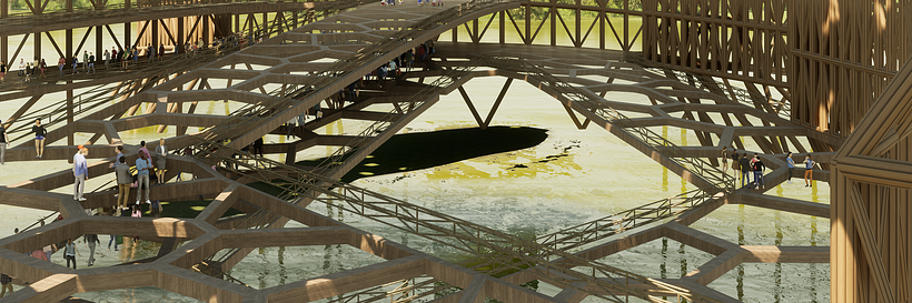 project _TUM-BS , proyecto paramétrico con bambú en tumbes Perú  14