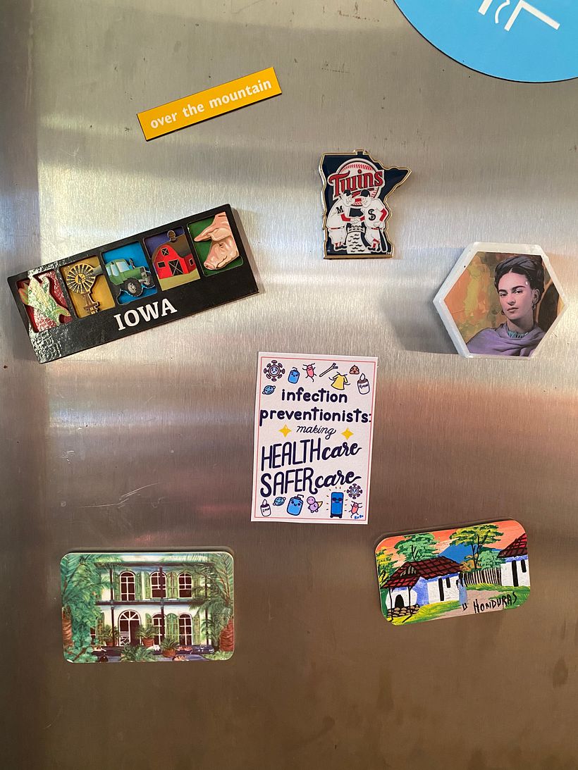 I went a little rogue, worked on digital and instead of a post card turned my project into a magnet