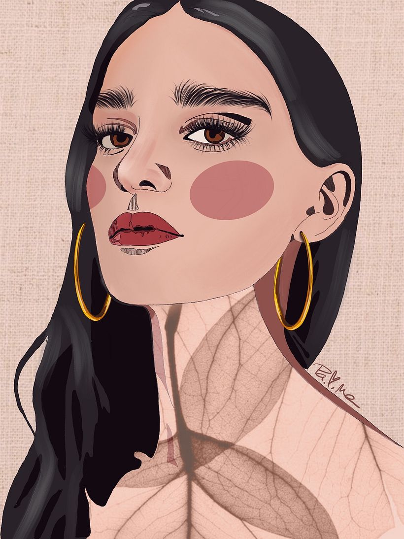 Mi proyecto del curso: Retrato ilustrado con Procreate 4