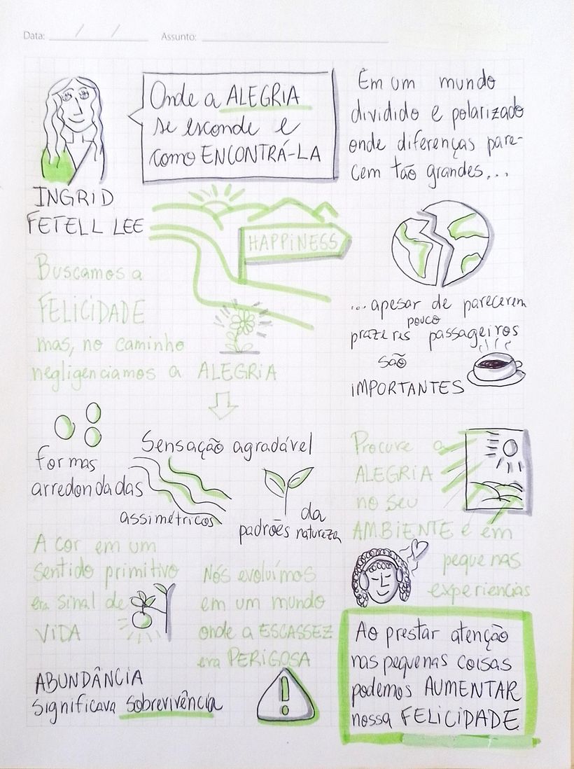 Meu projeto do curso: Sketchnoting: comunique-se com anotações visuais 3