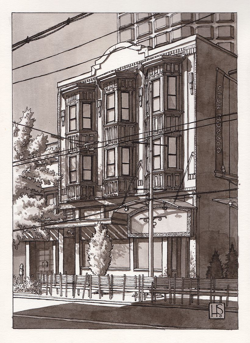 Building on Robson Street - Heather Souliere